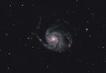 Messier 101 gehört zu den grössten "Spiralen" mit ihren 170'000 Lichtjahren Durchmesser.