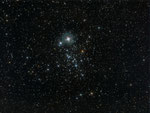 >> 9'000 Lichtjahre - Offener Sternhaufen NGC457  "Eulenhaufen" - 150 Sterne; 20 Mio. Jahre jung