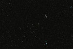 >> 250 Mio. Lichtjahre - Galaxienhaufen Abell 347 ; >> 30 Mio. Lj. - Galaxie NGC891 in Kantenlage