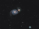 M51 - der "Klassiker" unter den Galaxien.