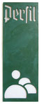 "Persil, 2003, Sperrholz durchbrochen und Lackfarbe, 110x40 cm