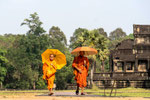 Mönchsbesuch in Angkor