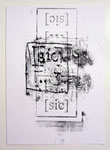 Ohne Titel, Monotypie und Linoldruck auf Papier, 42,0 x 29,7 cm, 2013