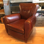 Fauteuil Club : Réfection complète traditionnelle 