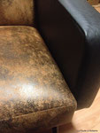 Fauteuil année 60 : Couverture simili Casal 