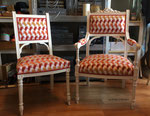 Relooking vintage pour ce duo, tissu Casal Kappa 