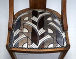Chaises Art déco, tissus Casal Collection Orient Express coloris Rocheuses 