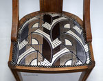 Chaises Art déco, tissus Casal Collection Orient Express coloris Rocheuses 