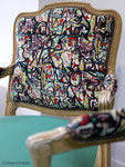 Fauteuils style Louis XV tissu Oasis n°2 Zéphyr&Co