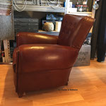 Fauteuil Club : Réfection complète traditionnelle 