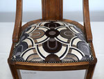 Chaises Art déco, tissus Casal Collection Orient Express coloris Rocheuses 