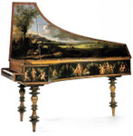 Italian Harpsichord Single-manual, Original Girolamo de Zentis 1658 ©2007-2013, Piccola Accademia di Montisi