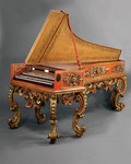 A Unique and Highly Important Neapolitan double-manual Cembalo-Tiorbino (Theorbo-Harpsichord) attributed to Gasparre Sabbatino Naples, Circa 1710, © PELHAM GALLERIES