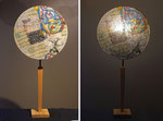 "Musique"  - Hauteur 73 cms - largeur 35 cm - Pied bois naturel 50 cm  - 120€ 