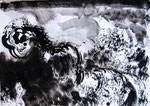 Une chose - 2012 - 50x40 - encre de chine