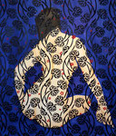 陰"kage"2013,53×45.5cm,Acrylic colors on canvas.