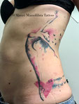 watercolor tattoo by Mauri Manolibera Tattoo - freehandtattoo / Mauri's Tattoo&Gallery, Borgomanero (Italia)