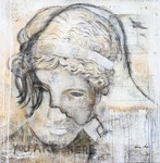 YOU ARE HERE, SOPHIE  120 x 120 cm auf Lw. mixed media