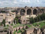 Forum Romanum: Blick auf die "Basilica di Massenzio".