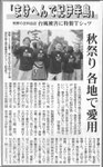 毎日新聞2011年11月10日記事