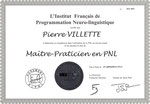 Maitre Praticien PNL, Pierre Villette, Paris 17