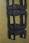 Black Tower , 2024 , 250 x 170 cm , oil on canvas 