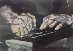 'the registration' , 2016 , oil on canvas , 50x70 cm