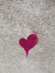 Coeur sur un mur - Saint Malo Août 2017