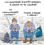 Bientôt Interdiction des portables ! 
