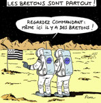 Qui n'a jamais vu le Gwen ha Du dans des endroits insolites ;-) 