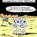 Qui n'a jamais vu le Gwen ha Du dans des endroits insolites ;-) 