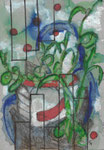 Malerei "Miniatur 10" ( 21 cm x 14,8 cm)