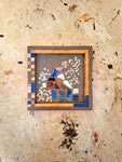 Plastik "Mosaik-Form-Struktur-Werk Nr. 6"