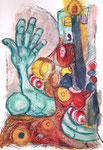 Malerei "04/12/23" (42 cm x 29,7 cm)