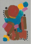Malerei "Miniatur 13" ( 21 cm x 14,8 cm)