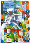 Malerei "07/04/24" (42 cm x 29,7 cm)