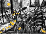 Digitale Kunst "Bodenleben 21"