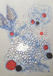 Malerei "Miniatur 26" ( 21 cm x 14,8 cm)