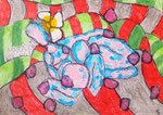 Malerei "Miniatur 40" ( 21 cm x 14,8 cm)