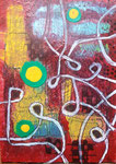 Malerei "Miniatur 25" ( 21 cm x 14,8 cm)