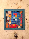 Plastik "Mosaik-Form-Struktur-Werk Nr. 5"