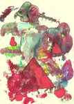 Malerei "Miniatur 1" ( 21 cm x 14,8 cm)