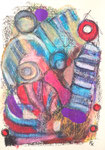 Malerei "Miniatur 46" ( 21 cm x 14,8 cm)