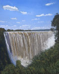 Oliver Kohls, Victoria Falls, Pastell, ca 60x40cm, 2014