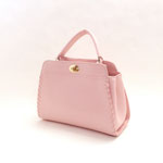 レディースバッグ156　パステルピンク2WAY  280×120×310 　￥2,000＊裏側キズあり＊