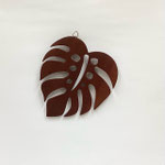ハワイアン116　壁かざり　ウッドモンステラ　220×190　¥1,200