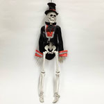 ハロウィン196　壁飾り　ガイコツパーティーダンディー　430Ｈ　￥800