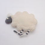 ぬいぐるみ236　ひつじ　ボーダーソックス　270×230　￥2,200