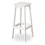 スツール129　ウッド白座面角　320×320×700H  ￥3,000 
