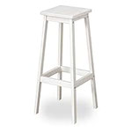 スツール129　ウッド白座面角　320×320×700H  ￥3,000 